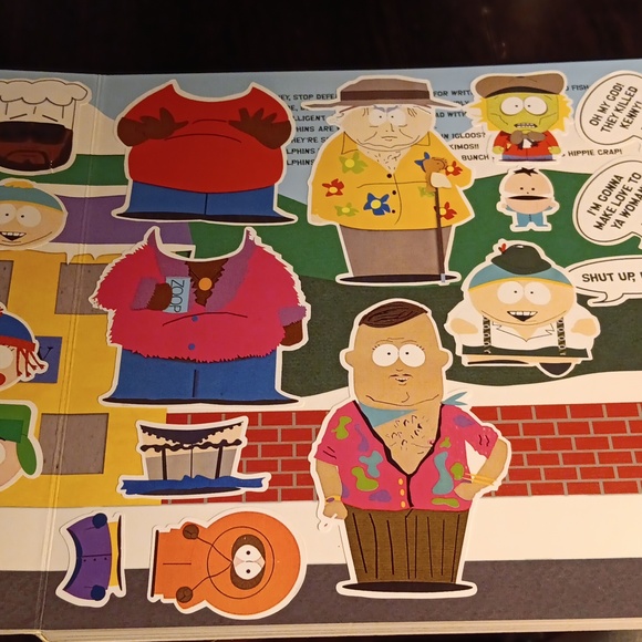 SOUTH PARK STICKYFORMS BOOK - Picture 6 of 8